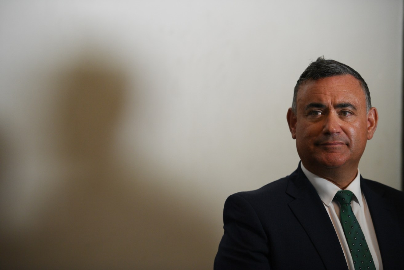 NSW Deputy Premier John Barilaro faces questions about a payment to a business in his electorate.