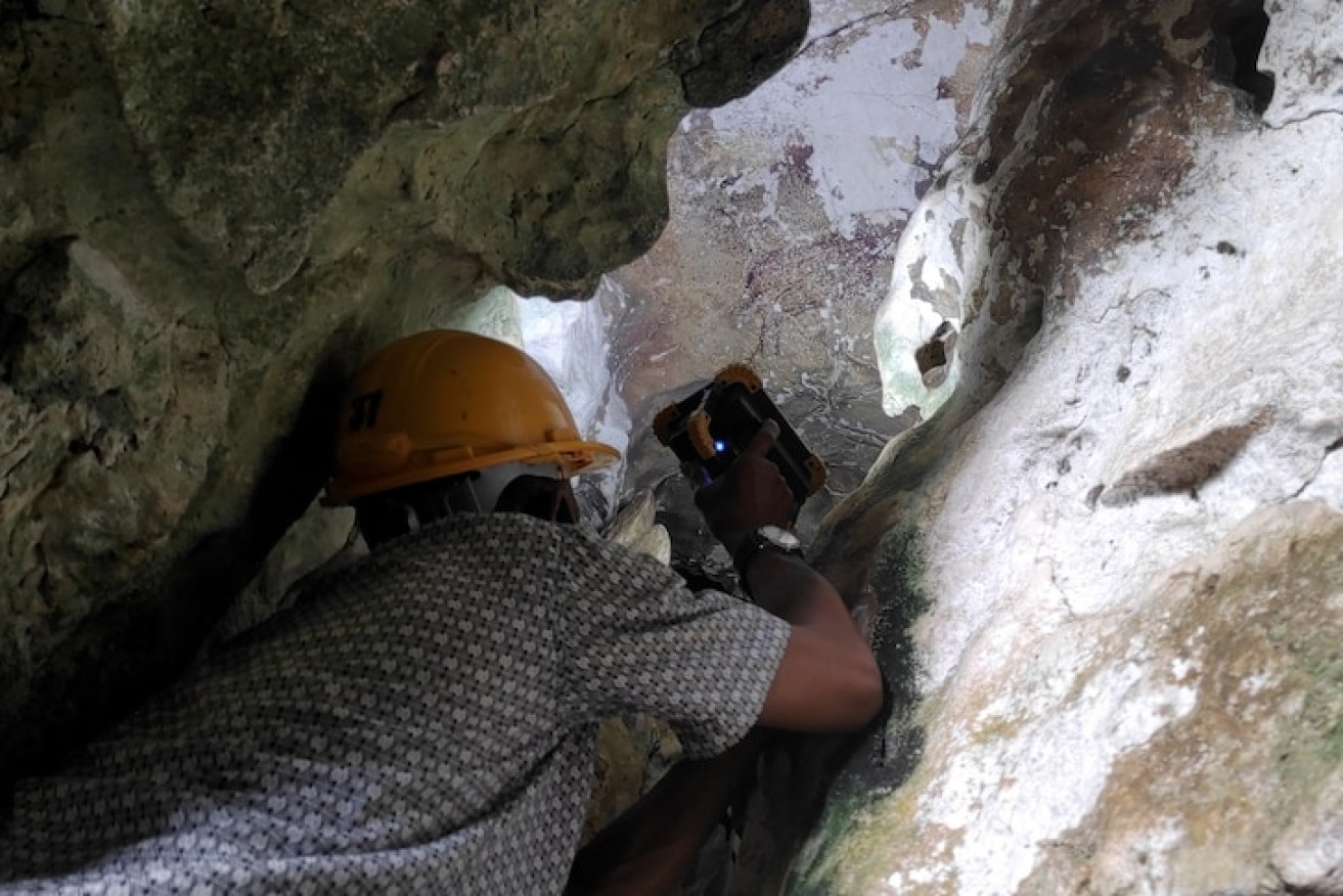 The archaeologists found the paintings were decaying at an increasing rate.