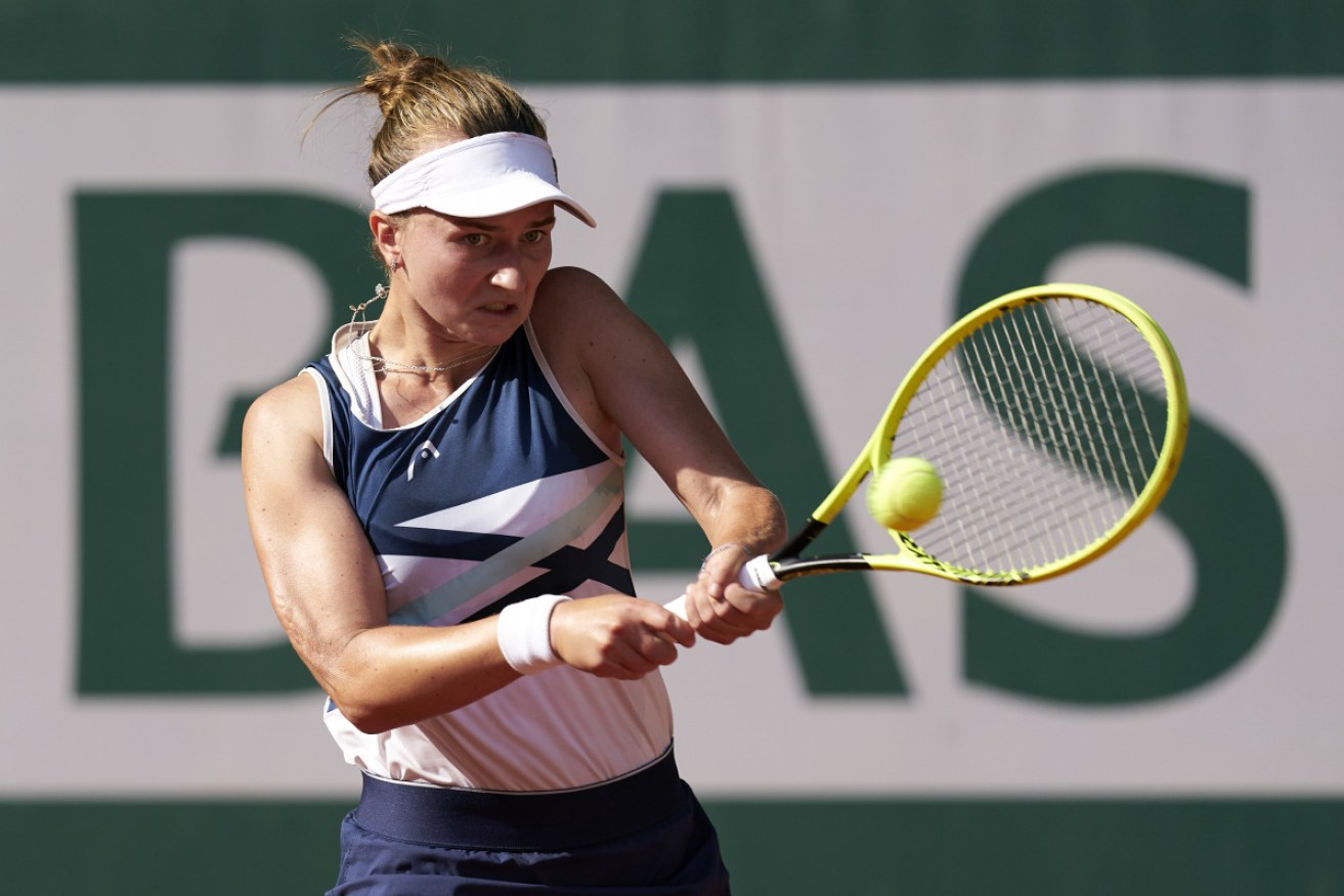 Barbora Krejcikova on her way to becoming the eighth unseeded woman to reach the French Open final.