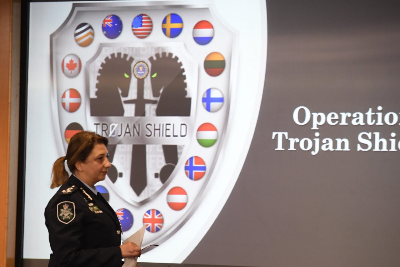 A global sting operation led by the AFP and FBI has resulted in drug busts and arrests.