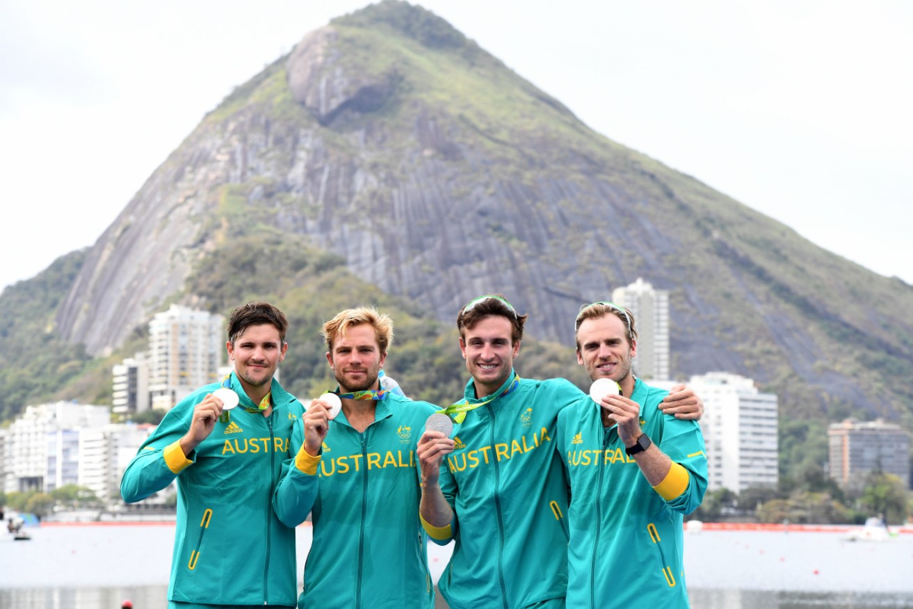 Rio silver medallists Alexander Hill (left) and Joshua Booth (second from left) are in the team again for Tokyo.