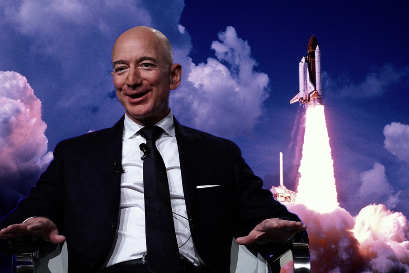 Jeff Bezos, the world’s richest person, flew into space for about 10 minutes.
