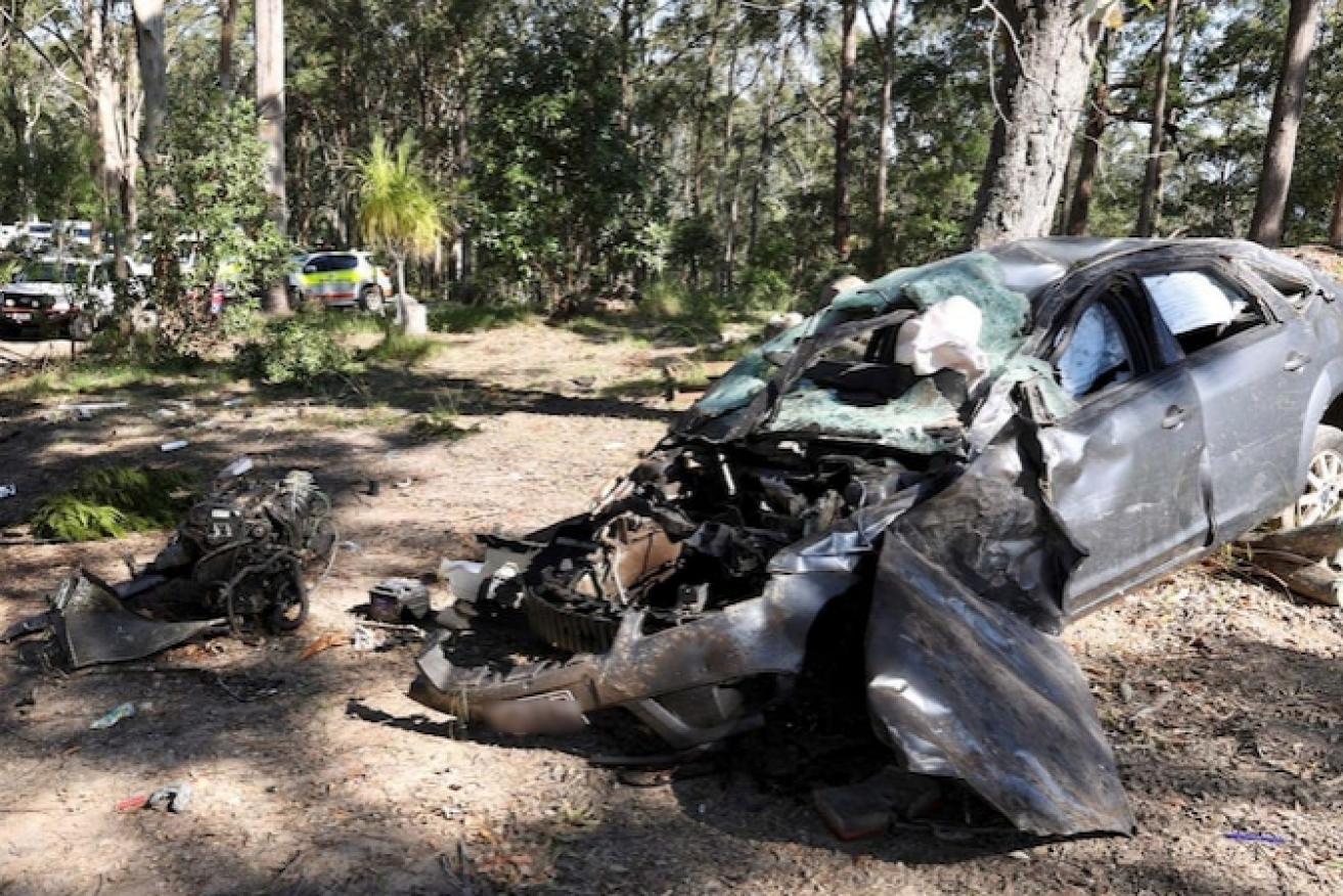 Witnesses told officers the car flipped several times before rolling about 100 metres off the road.