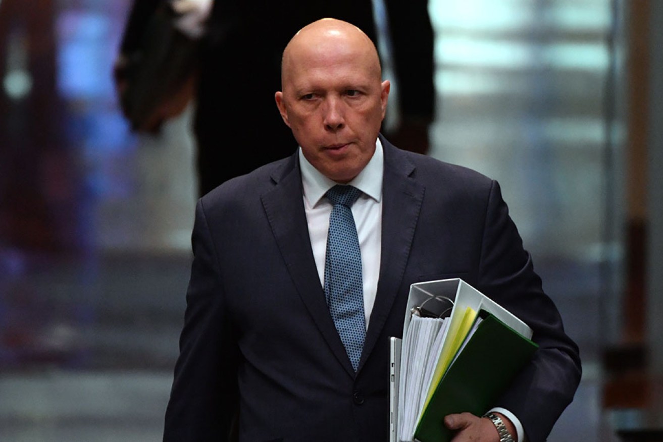 Peter Dutton in Parliament.