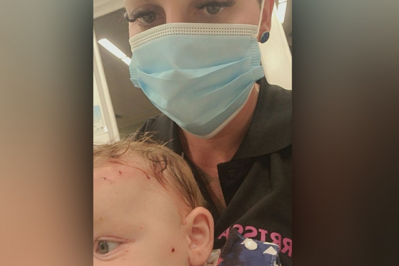 Larrissa Booth rushed her then five-month-old son, Theodore, to hospital, when she found a rat in her son's cot had bitten him.