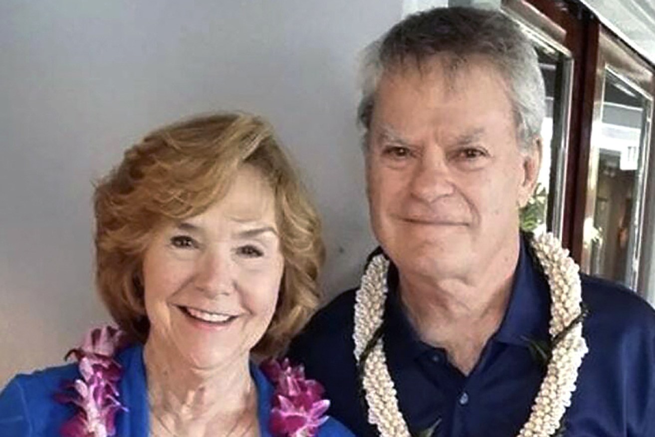 A family picture of Frank Bonner with wife Gayle. The actor died earlier this week.