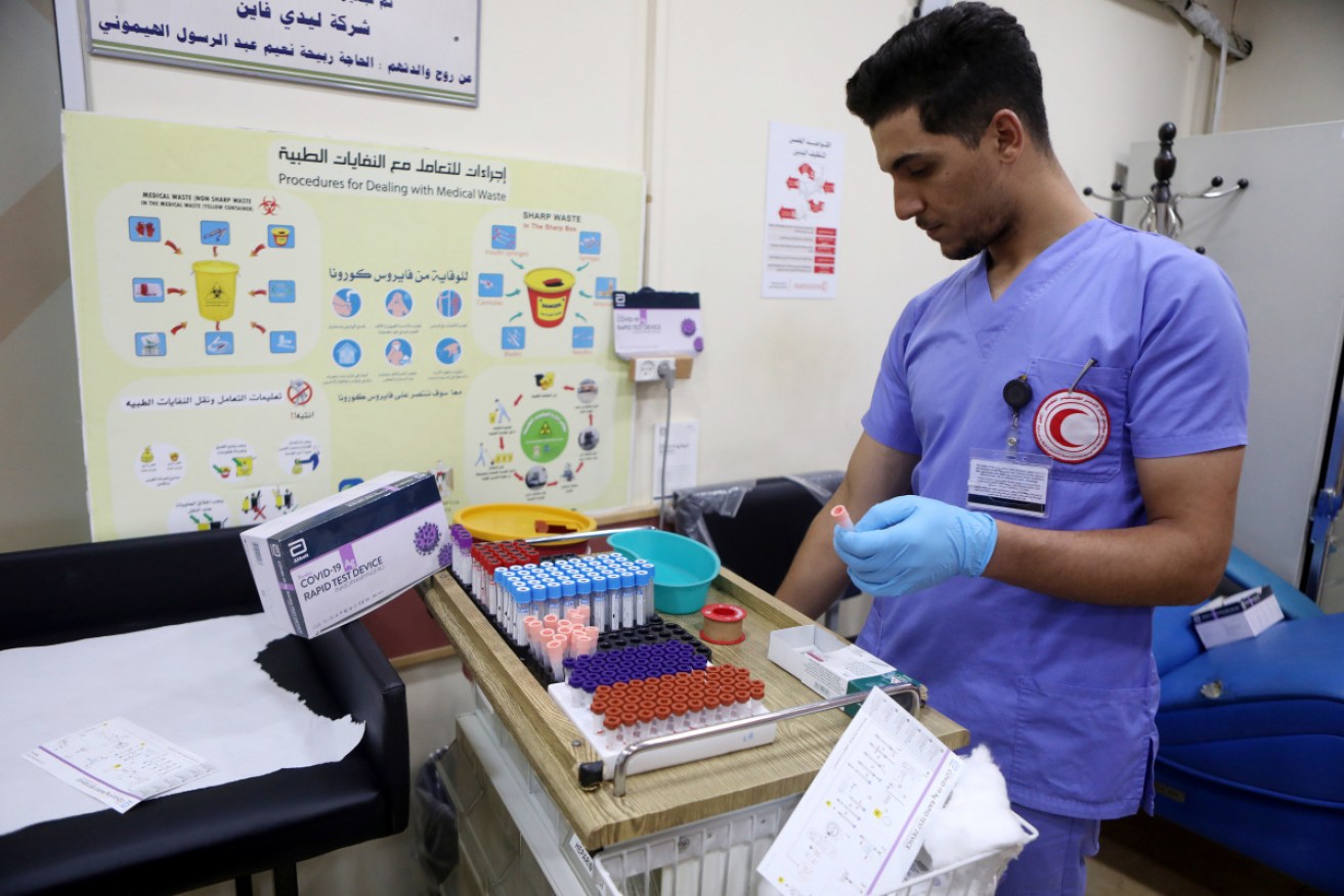 About 30 per cent of Palestinians in the West Bank and Gaza have received at least one vaccine dose.