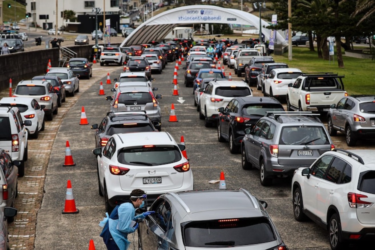 Eastern suburbs residents respond to COVID-19 alerts to get tested after the latest outbreak.