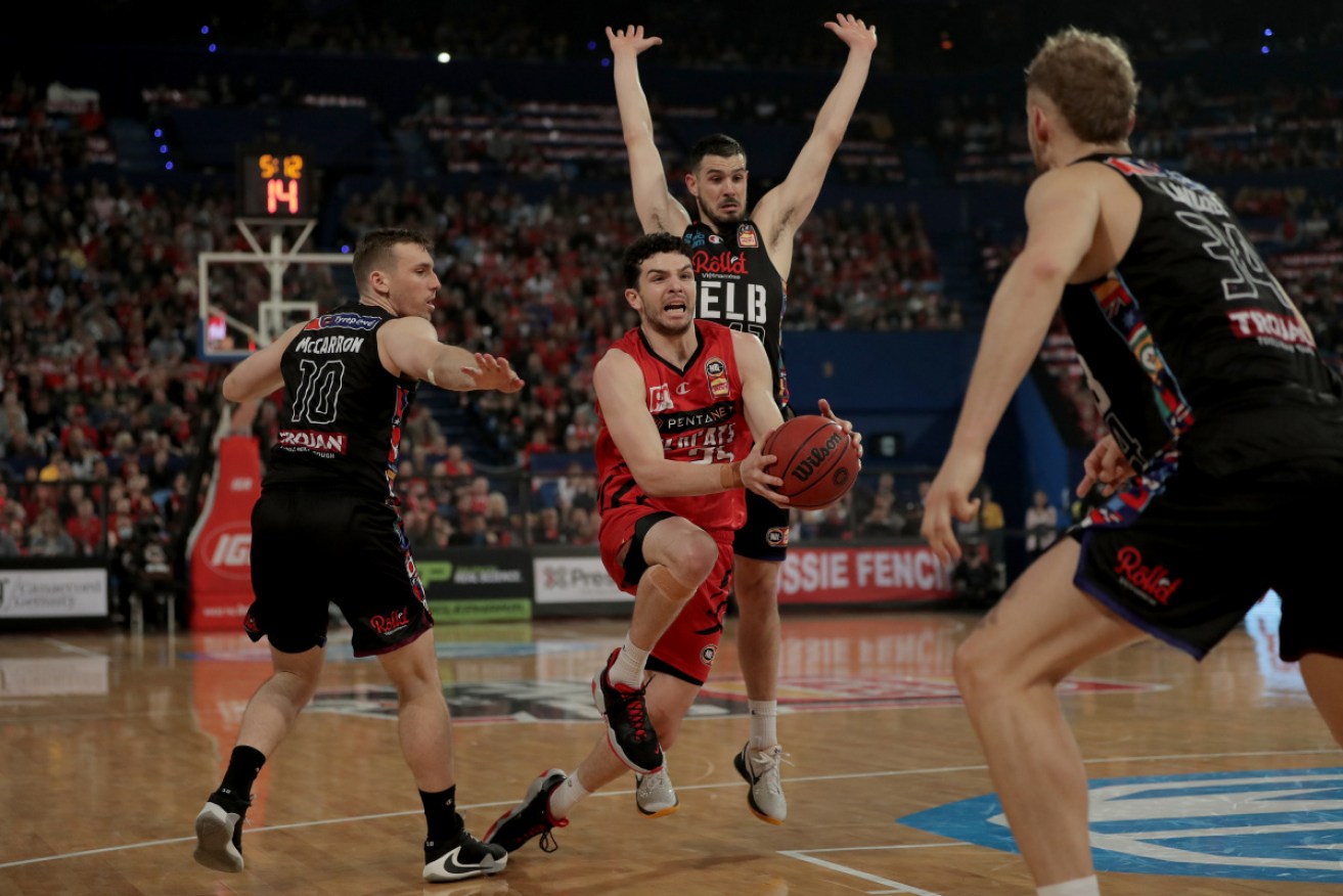 Melbourne United is on the verge of clinching the NBL title after beating Perth Wildcats on Sunday.