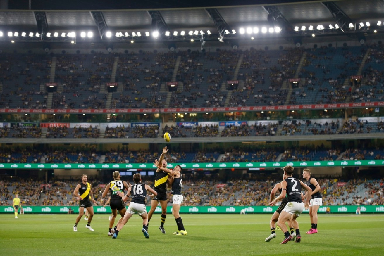 Crowds will return to the footy in Melbourne this weekend.