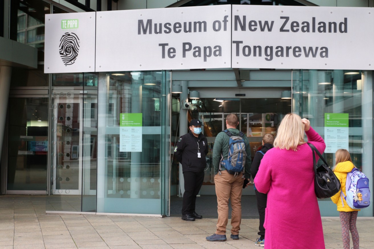 The man and his wife visited NZ's national museum, Te Papa, and cafes and restaurants across Wellington.
