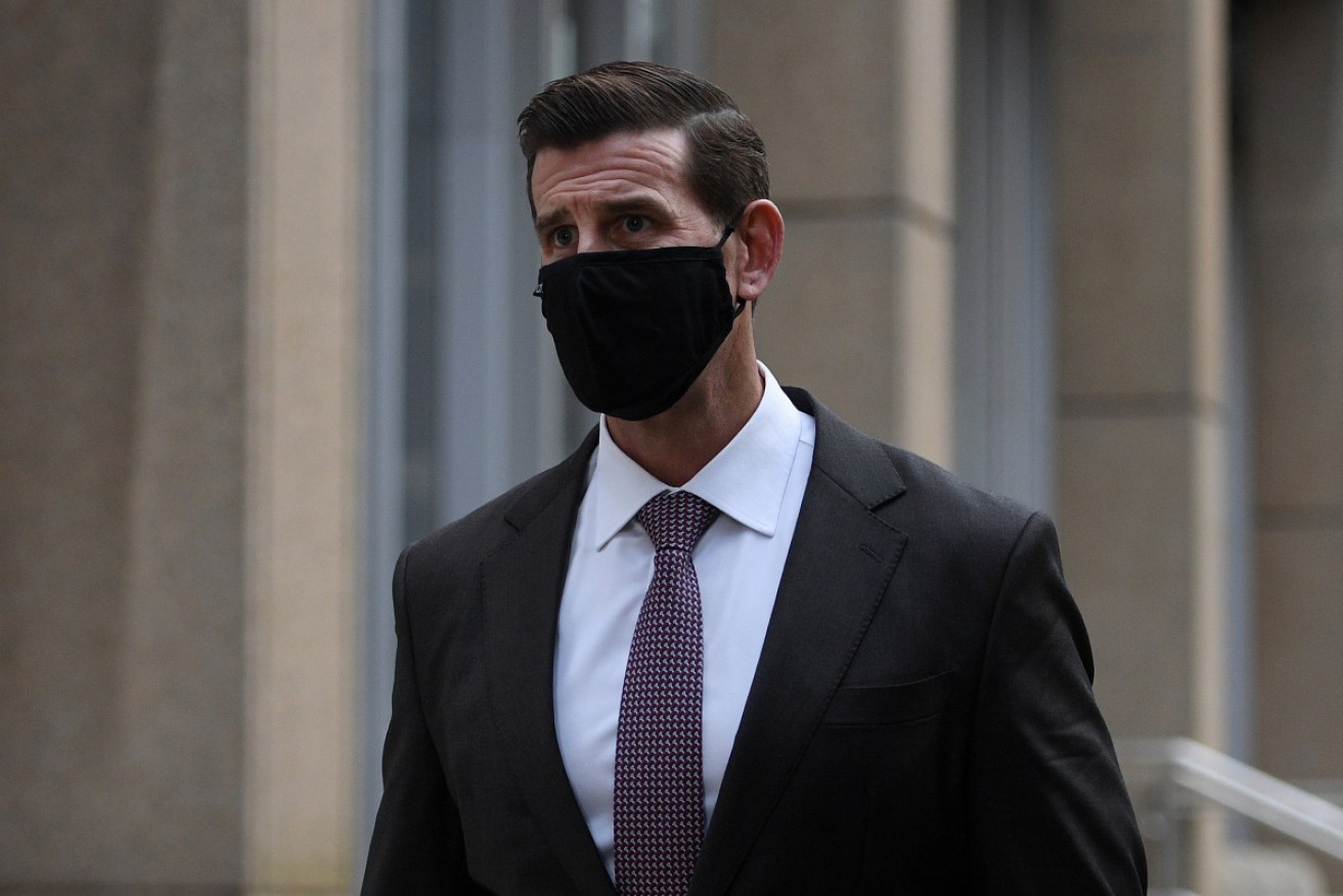 An ex-SAS sergeant has testified seeing Ben Roberts-Smith kick an unarmed prisoner off a cliff.