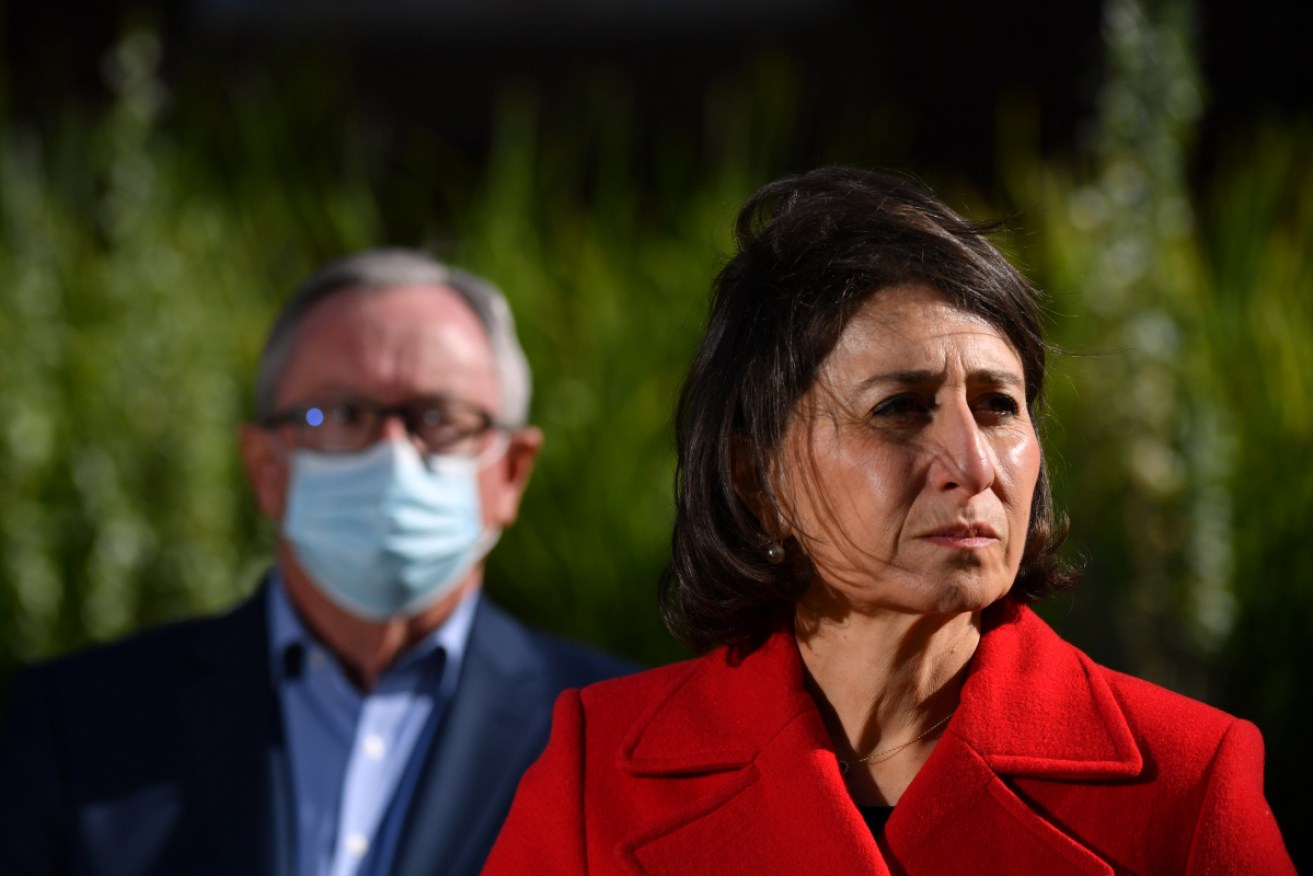 NSW Premier Gladys Berejiklian announced the lockdown following a crisis cabinet meeting.