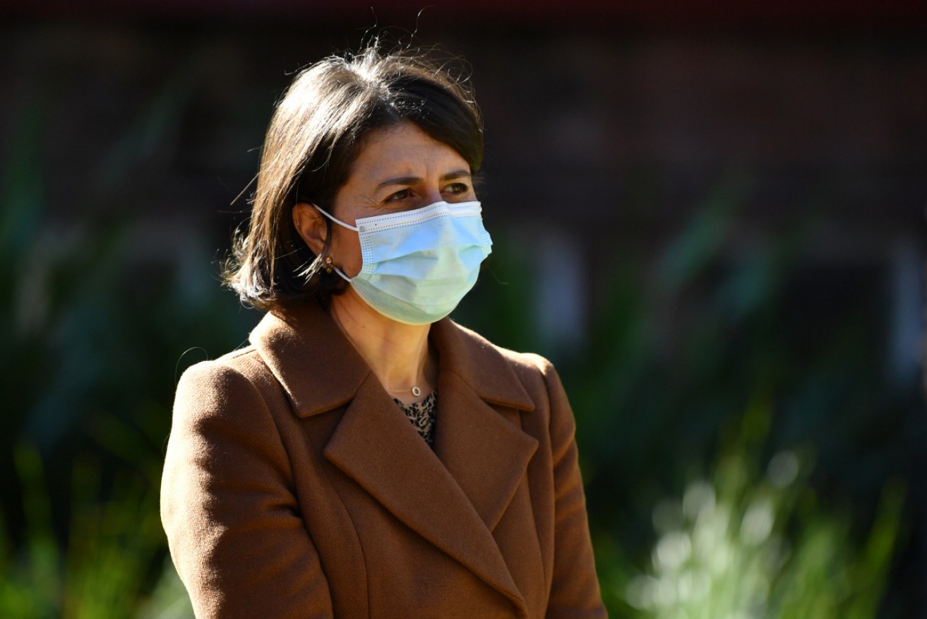 NSW Premier Gladys Berejiklian on Sunday. 