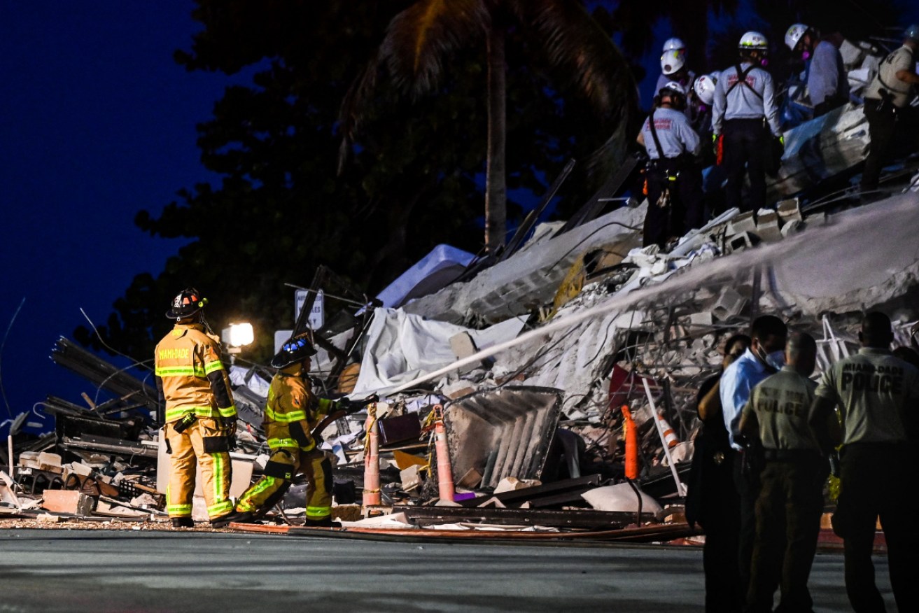 There are fears the death toll may rise much higher as rescuers comb through the rubble.