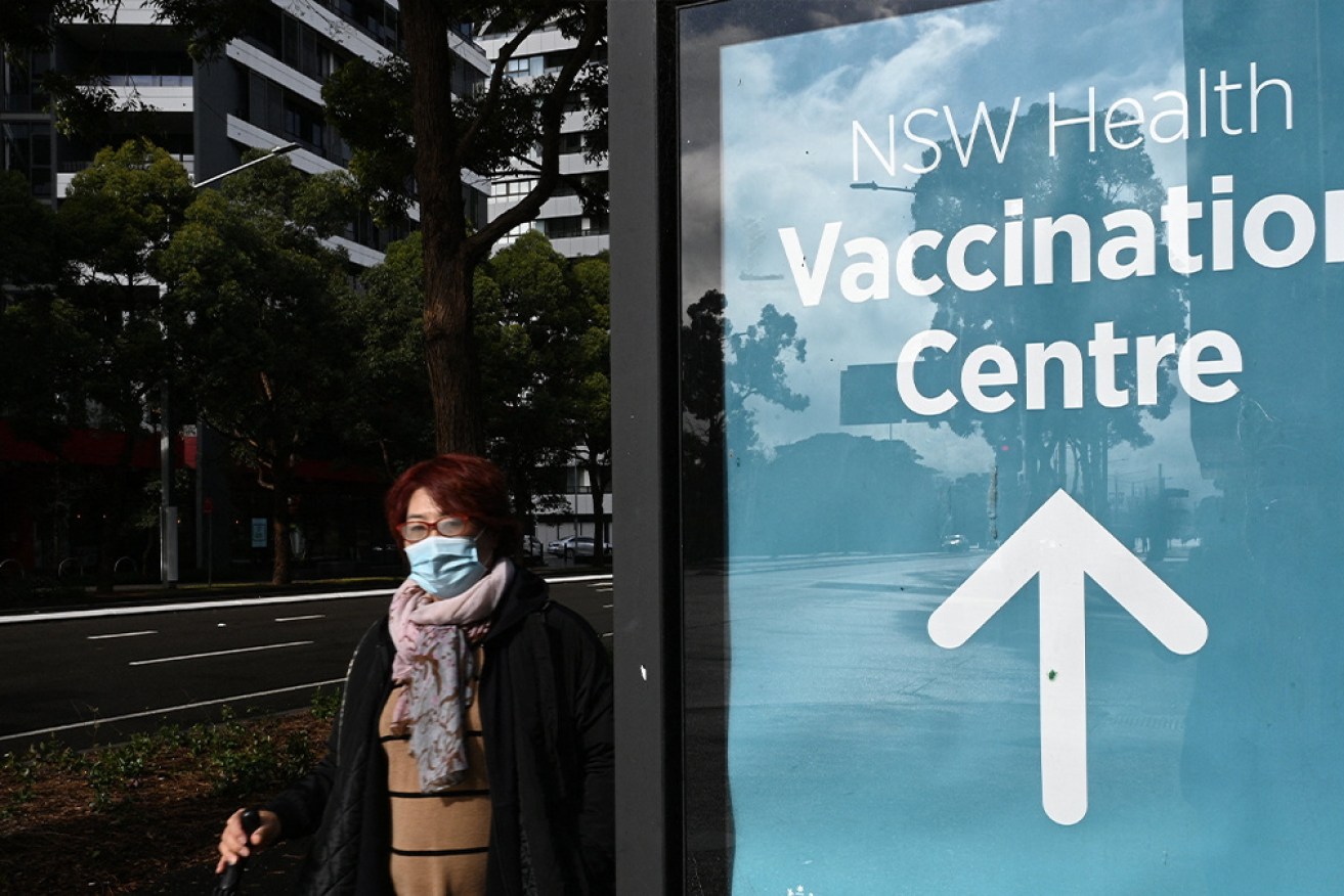 NSW had record vaccination numbers on Monday amid an extensive lockdown. 