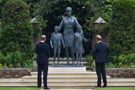 Princes unite to unveil tribute on Diana's 60th