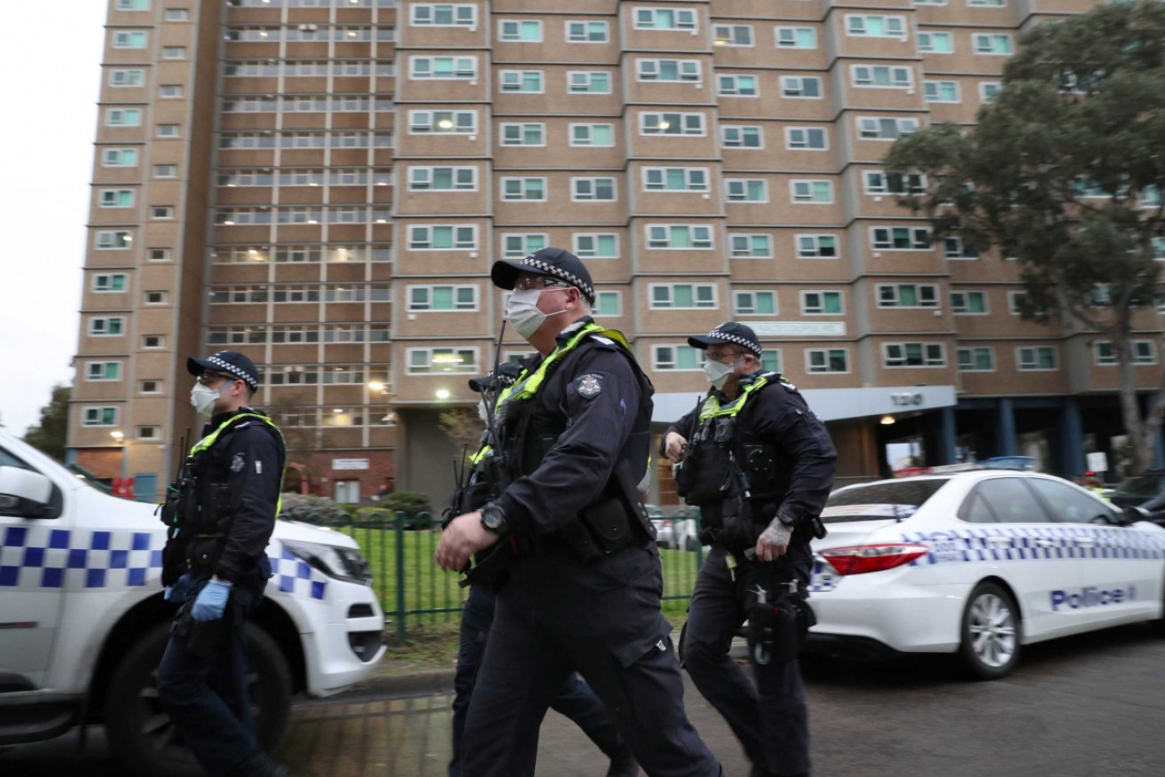 The Victorian Ombudsman found the timing of the lockdown of public housing towers in Flemington and North Melbourne breached human rights. 