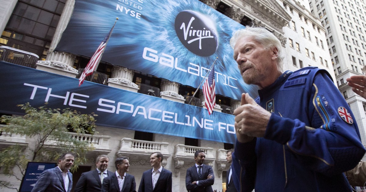 Richard Branson aims to reach space before Jeff Bezos