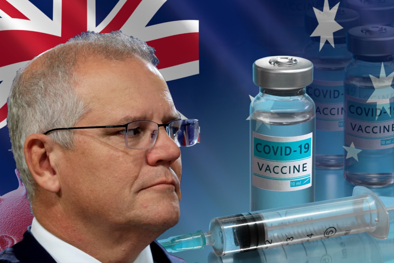 Scott Morrison says the slow vaccine rollout is not to blame for lockdowns. 