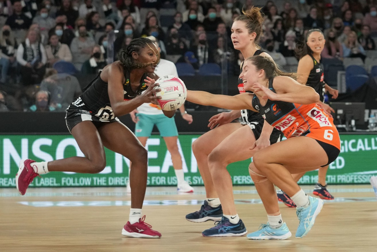 The Giants are in a strong position to make the Super Netball finals after defeating Collingwood.