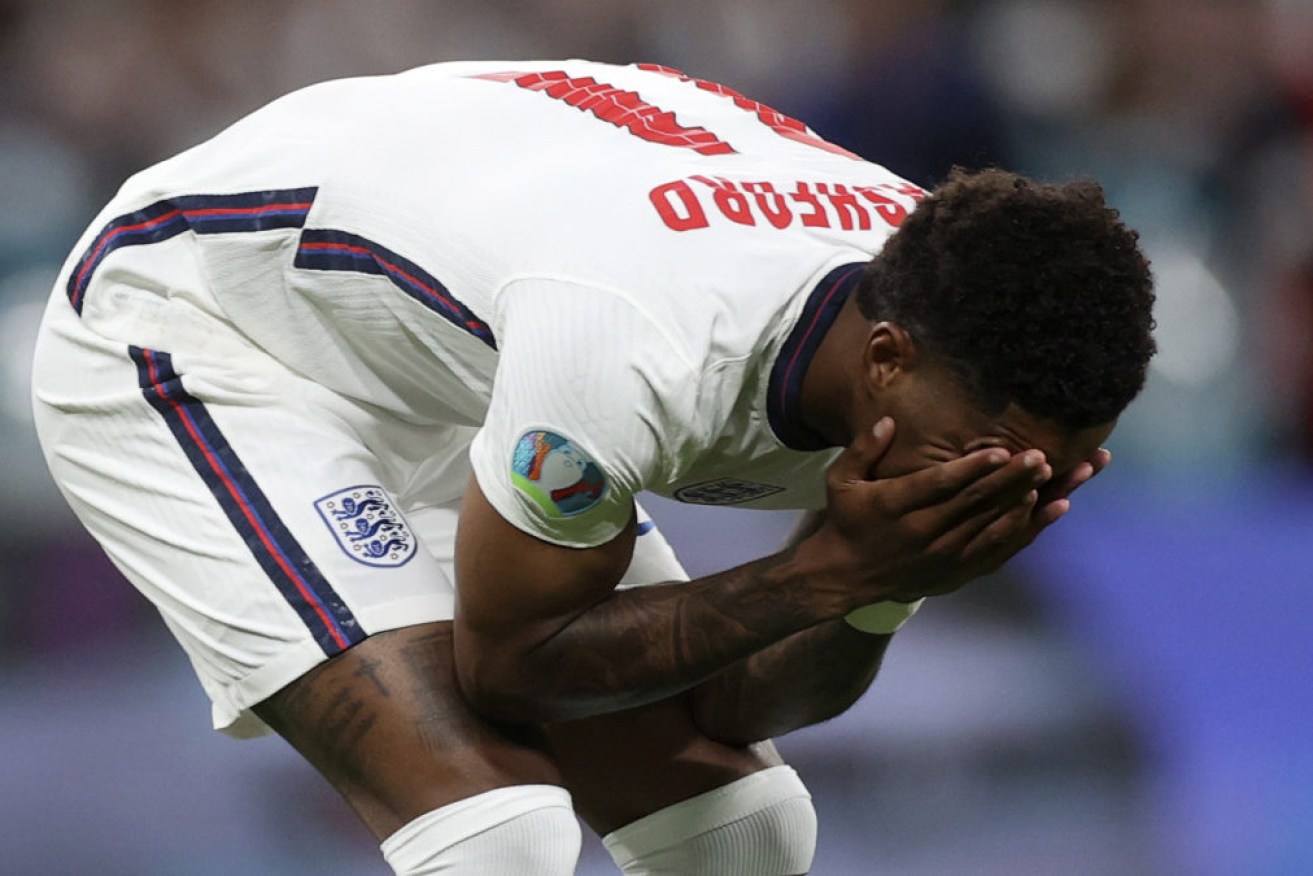 England players have copped online racist abuse after the Euro final penalty shootout loss to Italy.
