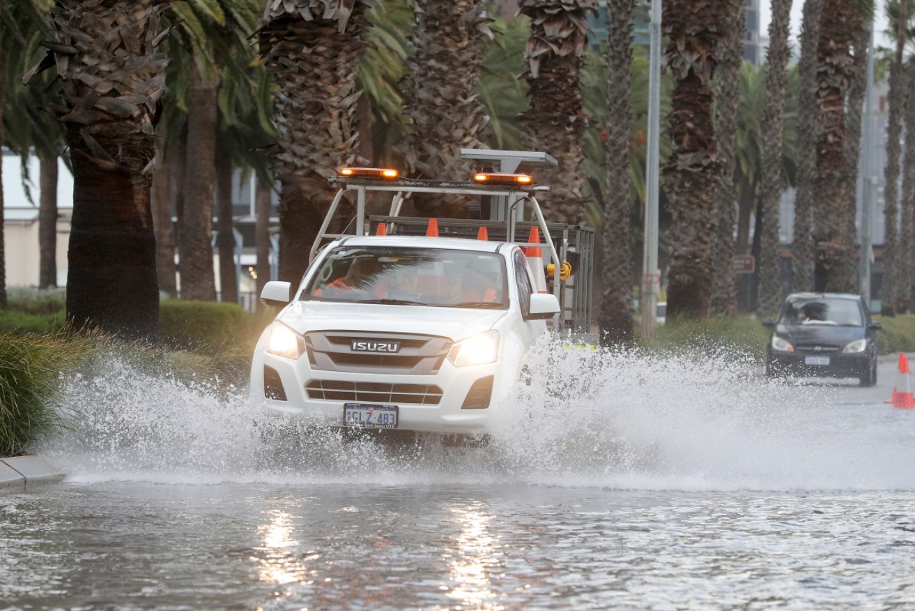 Perth is experiencing its wettest start to July since 1965 with more rain expected.