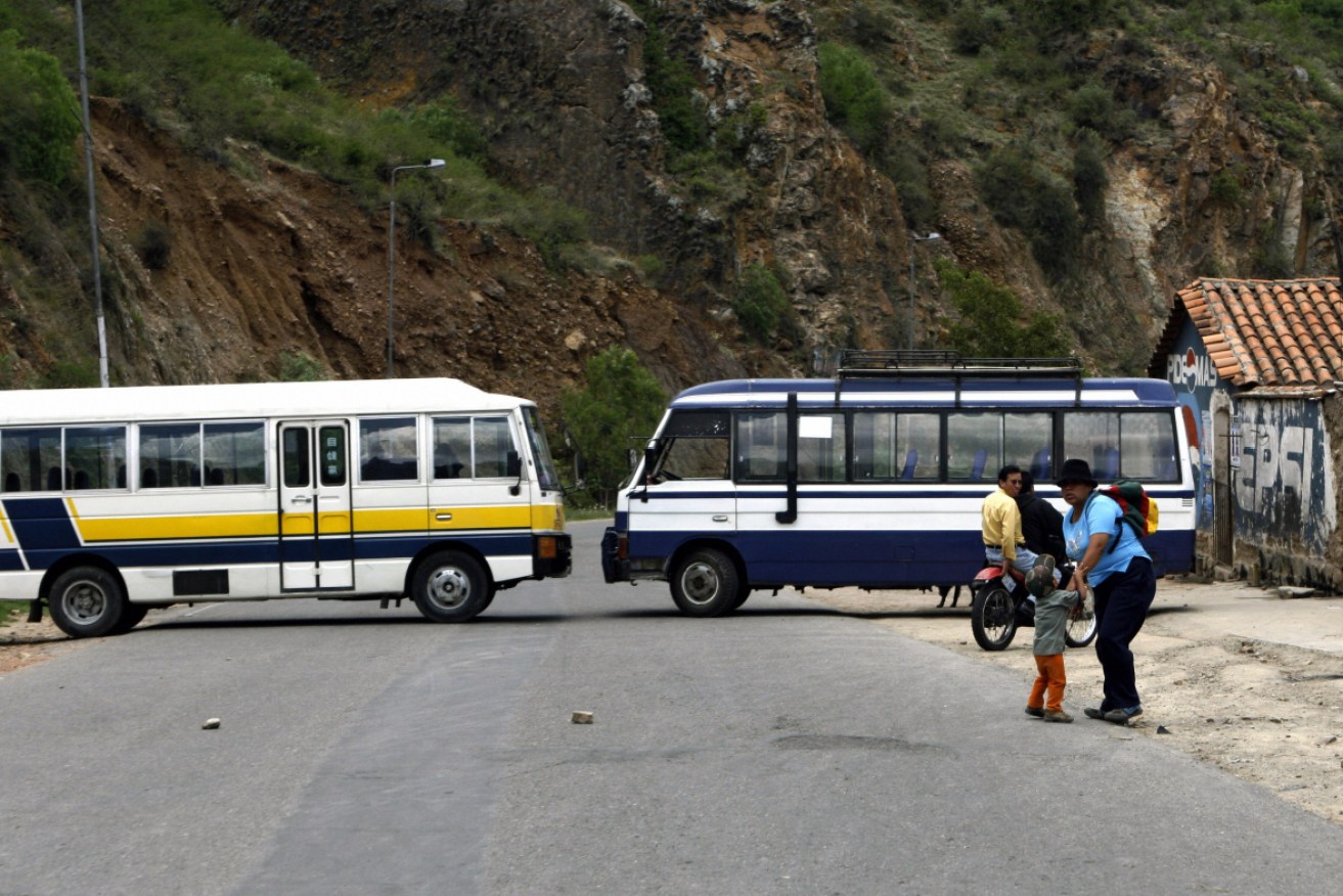 The bus was on its way to the town of Sucre when the accident happened.