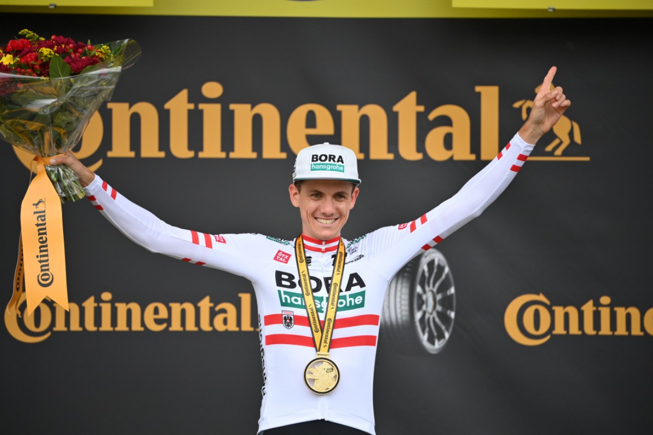 Patrick Konrad was victorious in the 16th stage, his maiden Tour de France victory.
