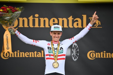Australian Michael Matthews out-sprinted as Austrian Patrick Konrad takes Tour de France stage victory