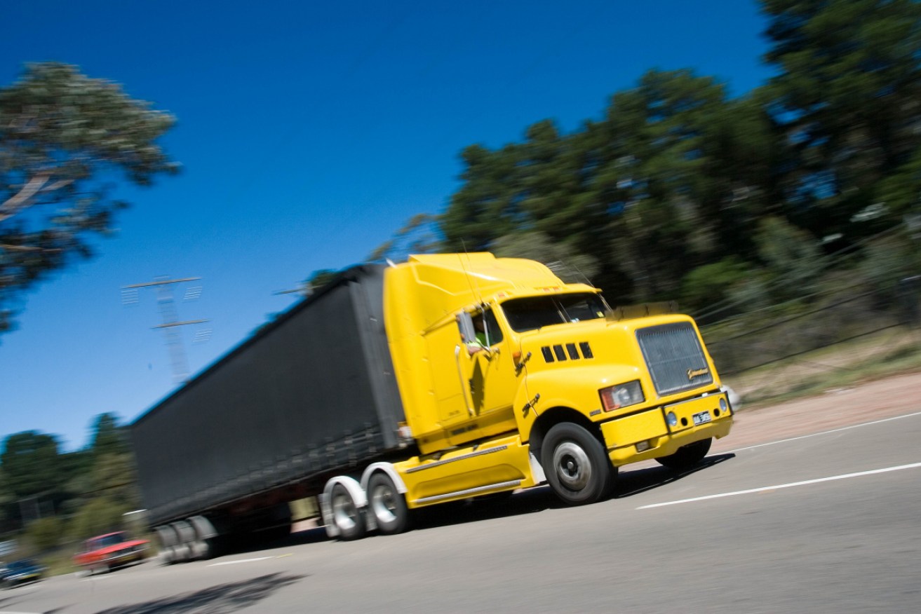 The Adelaide man set up fake companies that had no trucks.