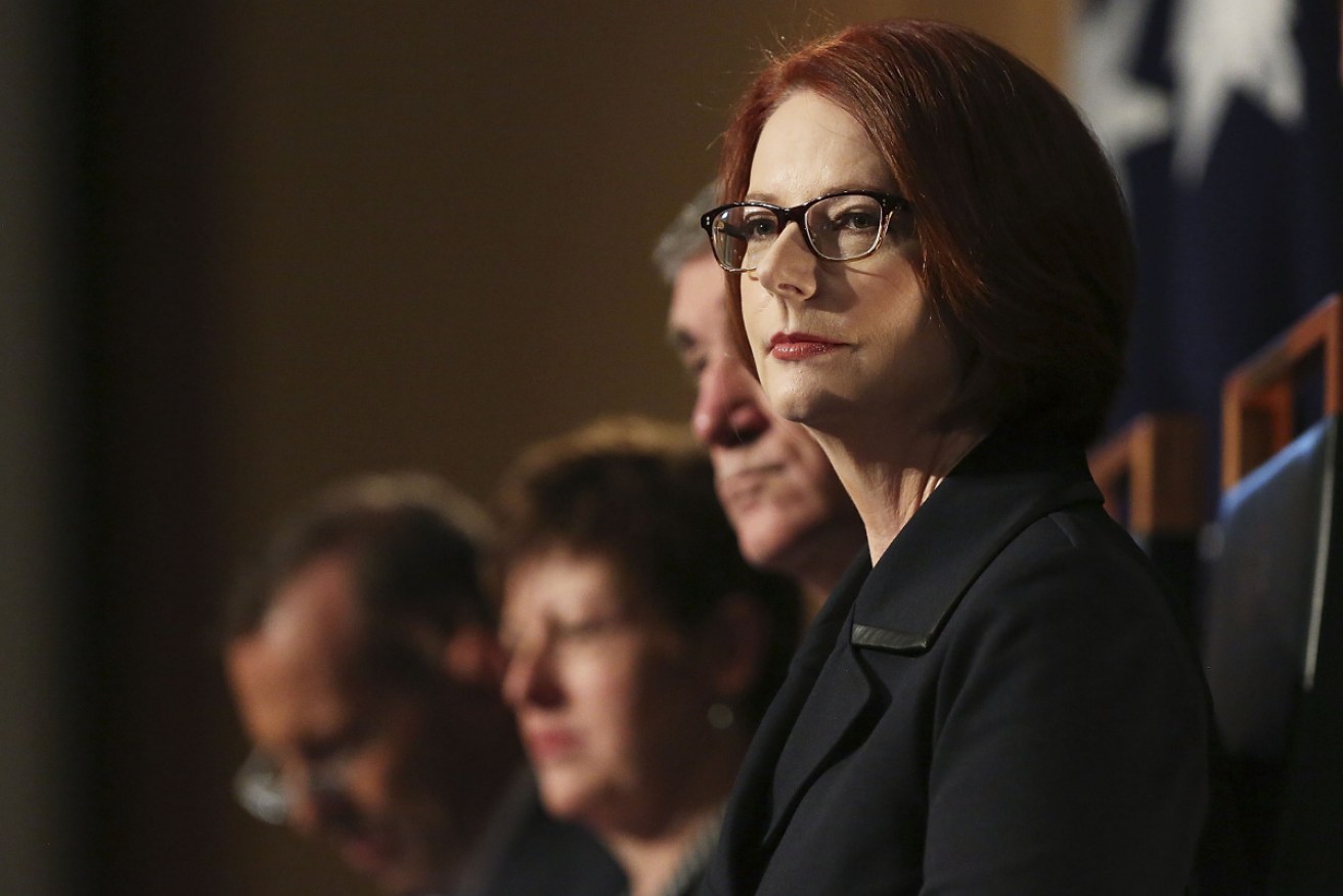 Former PM Julia Gillard says she was treated differently because of her gender.