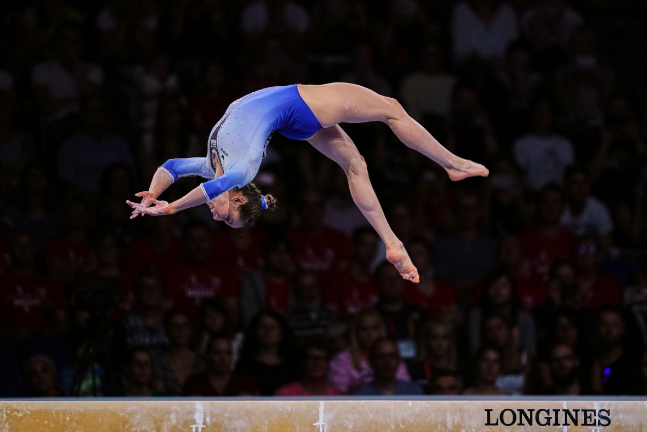 German gymnast Sarah Voss (pic) says team members can opt for full-body suits at the Olympics.