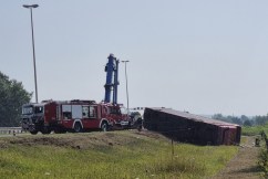 Ten killed as bus swerves off road in Croatia