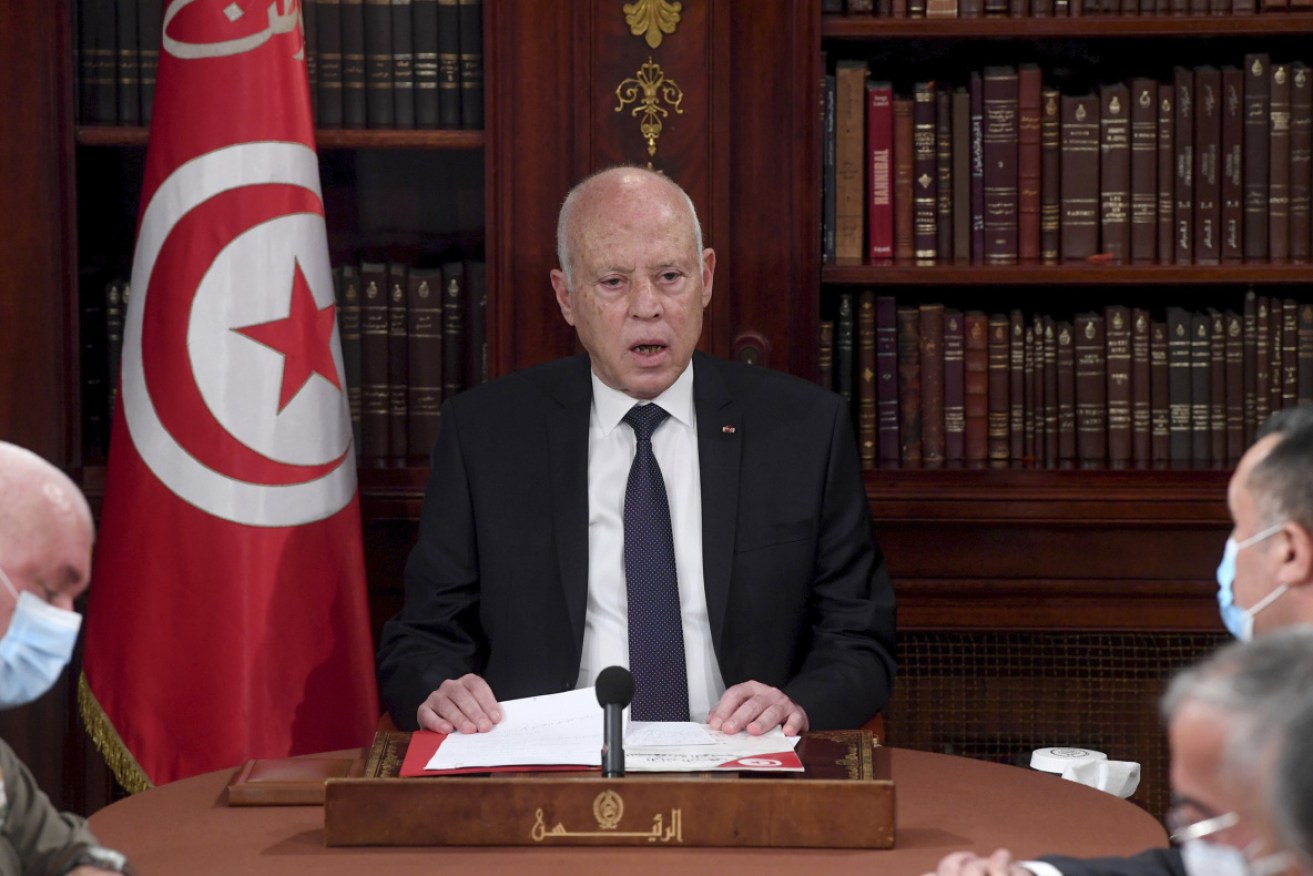 Tunisian President Kais Saied invoked emergency powers under the constitution to suspend parliament for 30 days.