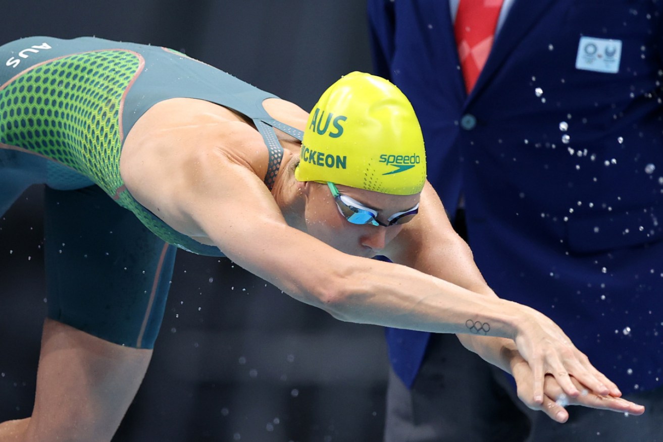 Emma McKeon is a big chance to claim the 100m freestyle gold medal on Friday.