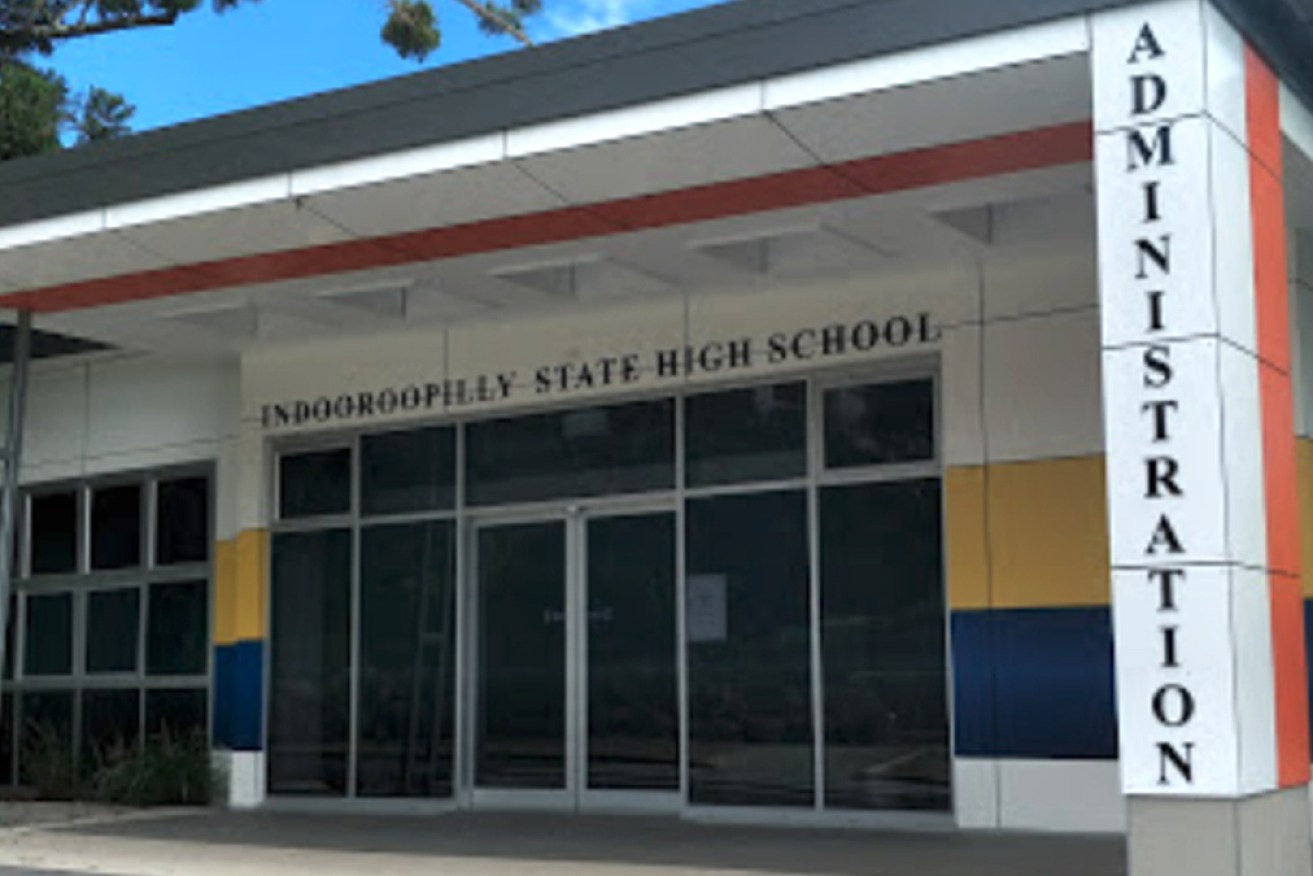 The girl is a student at Indooroopilly State High School.