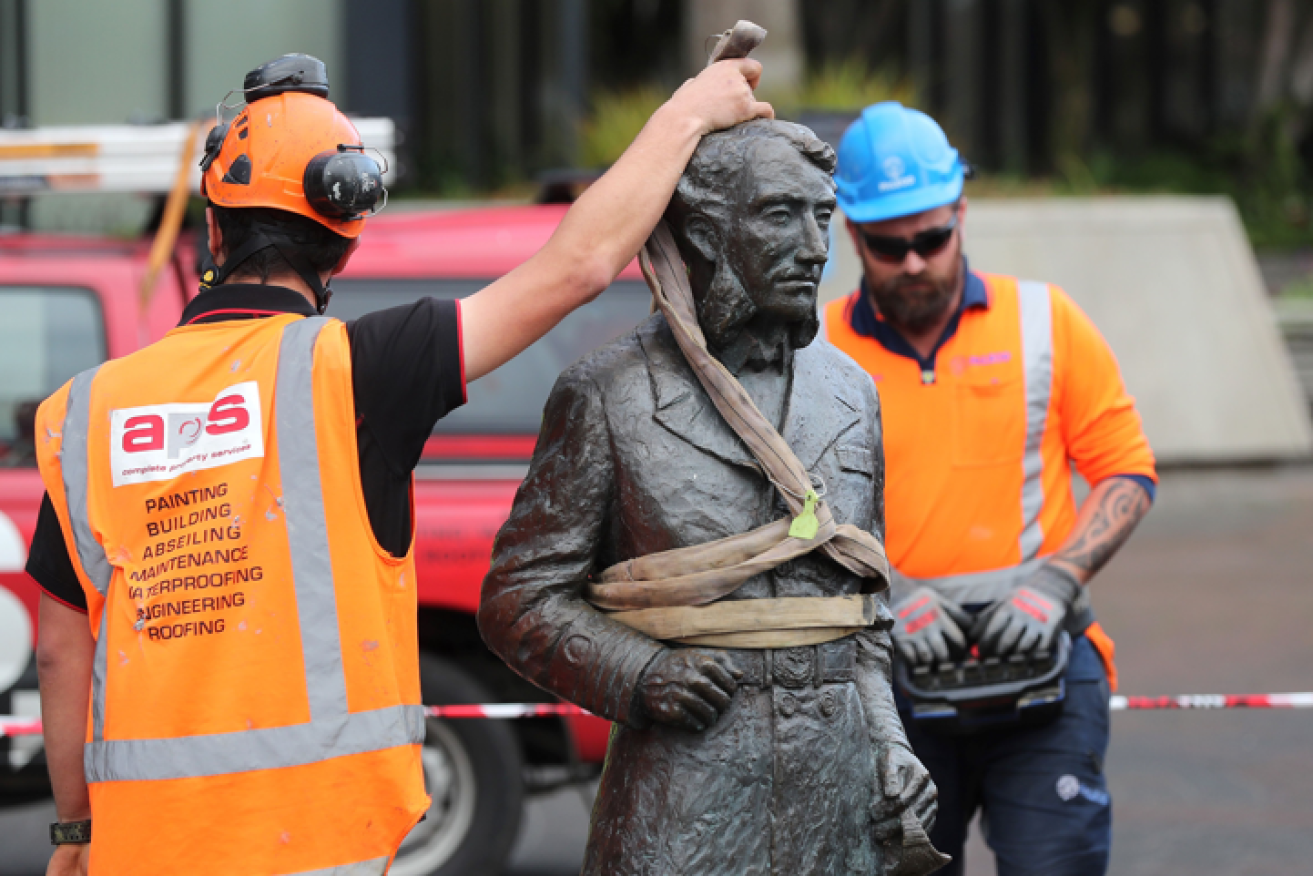 New Zealand has become more aware of its national shame, recently removing a statue of British soldier John Hamilton, who waged war on Maoris.