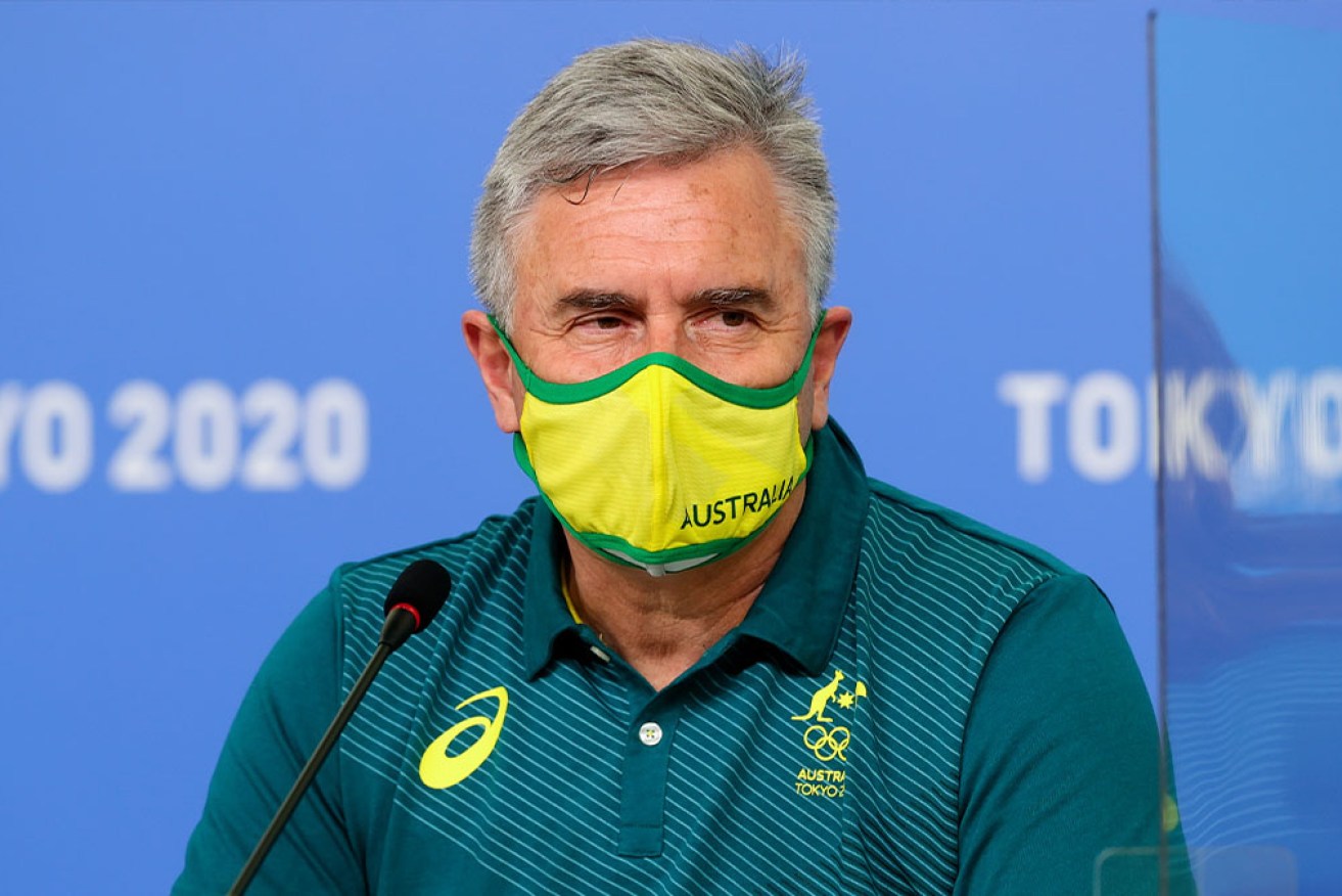 Australian Chef de Mission Ian Chesterman on Preliminary Day 2 of the Tokyo Games.