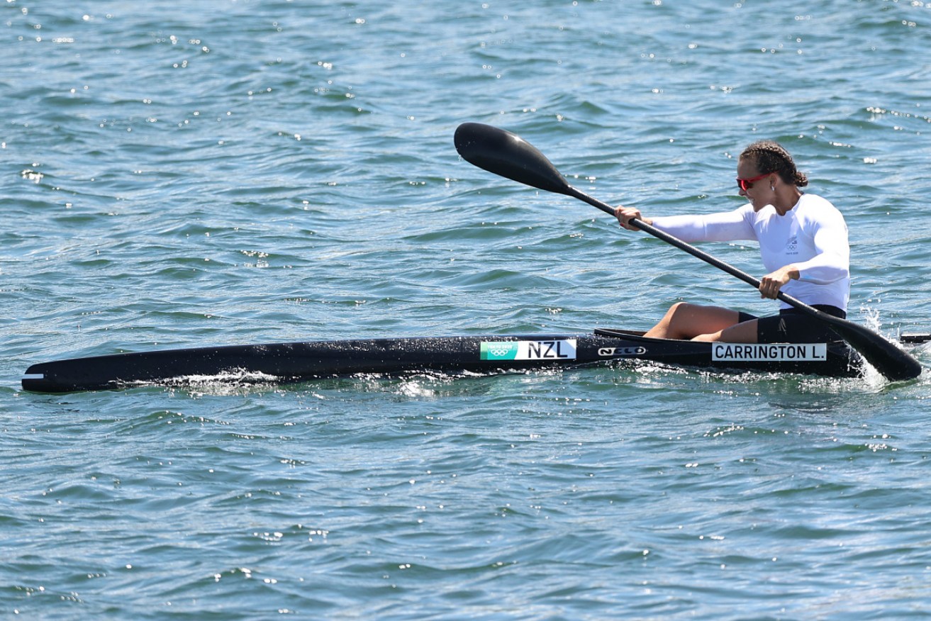 New Zealand's Lisa Carrington won two canoe sprint gold medals on Tuesday, taking her tally to four.