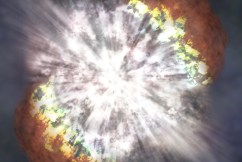 Star 100 times bigger than sun explodes