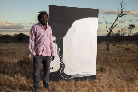 Timo Hogan&#8217;s painting of Indigenous sacred place wins national art award