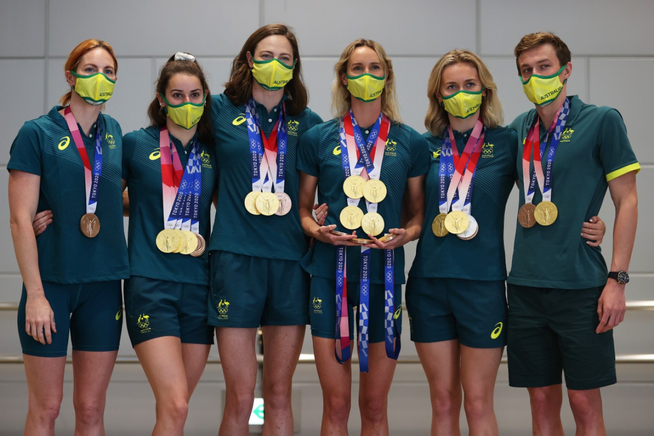 The swimmers won more gold medals than the entire Australian Olympic teams of 2012 and 2016.