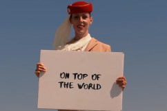 ‘On top of the world’: Airline’s terrifying stunt