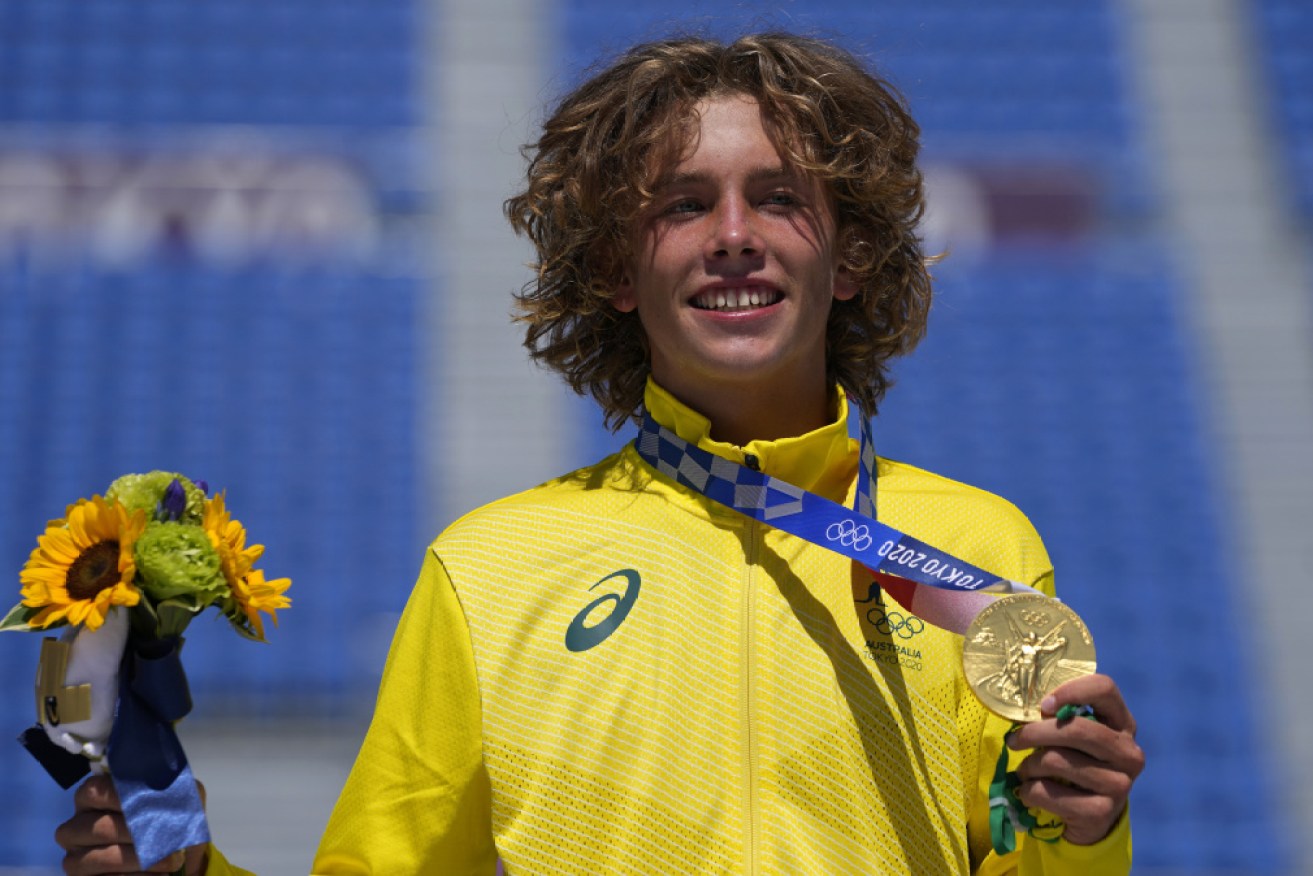 Keegan Palmer captivated millions of aspiring skateboarders with his tricks at the Ariake Urban Sports Park in Tokyo.