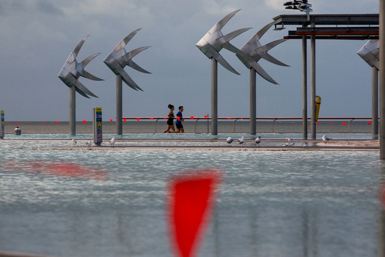 The Cairns Esplanade Lagoon is closed due to a  three-day lockdown. 