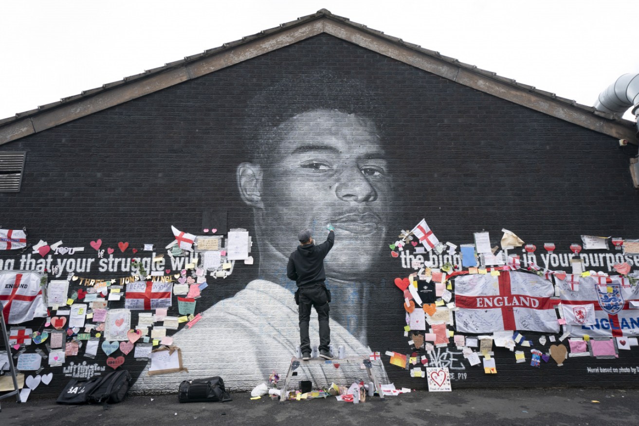 Online racist abuse of three England footballers sparked an outpouring of support for them.