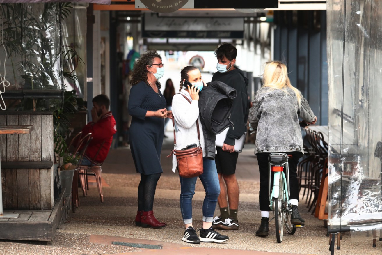 The COVID lockdown will lift in Byron Bay, along with other areas in regional NSW from midnight Friday.