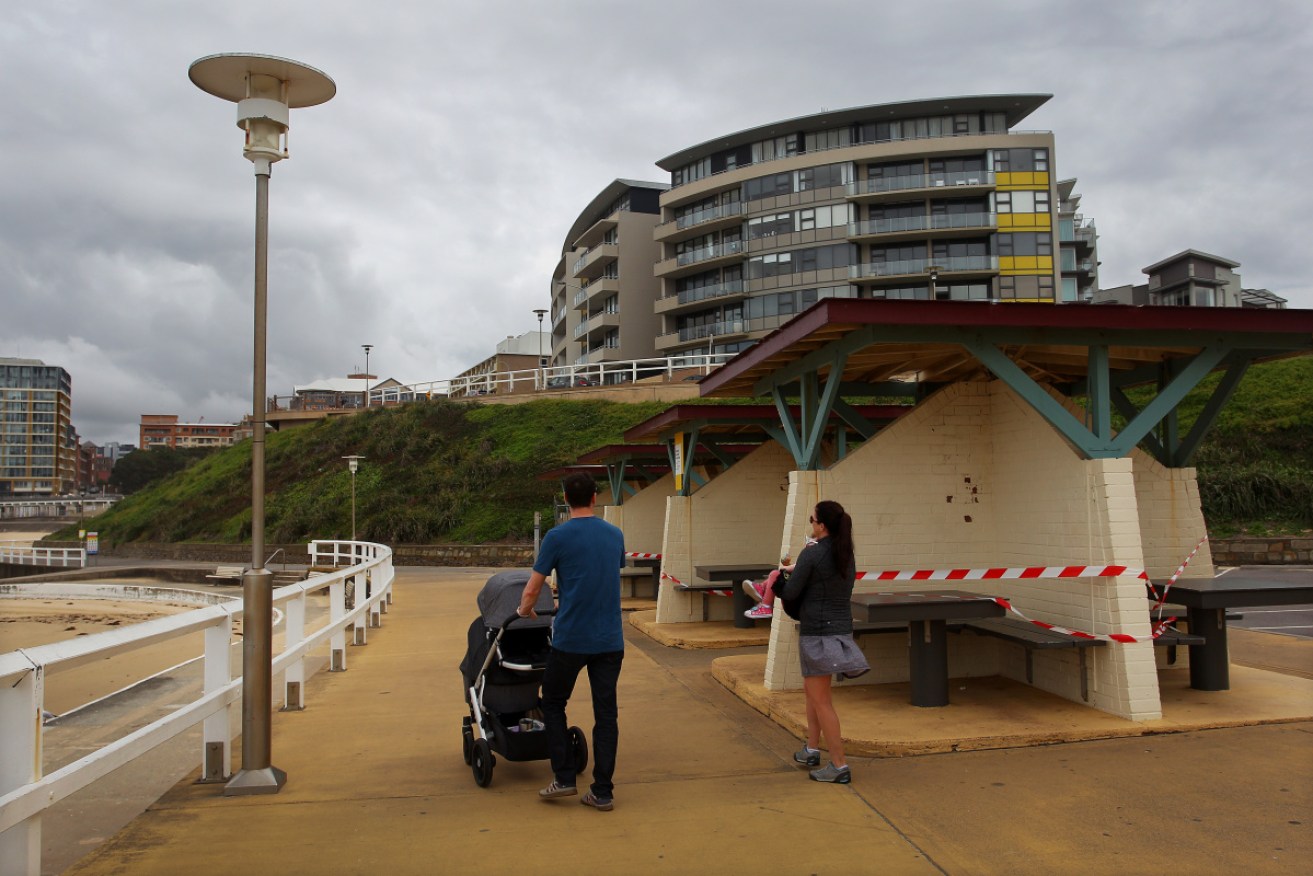 The COVID caseload is highest in Hunter New England local health district, which takes in Newcastle.