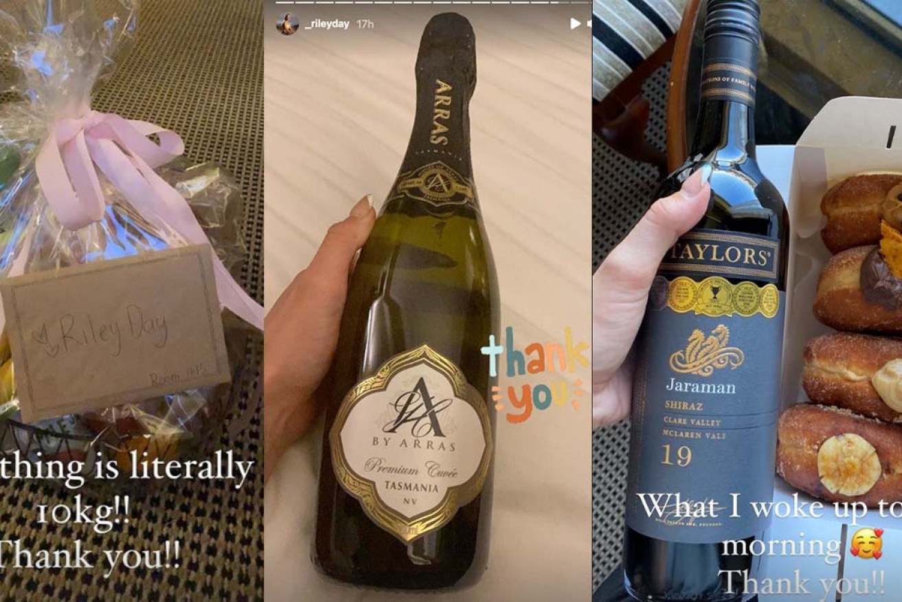 Riley Day was excited about sprinting in Tokyo, but her hotel room haul is also impressive.